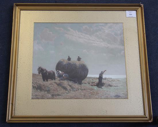Philip Gregory Needell (1886-1974) The Haywain 11.5 x 13.5in.